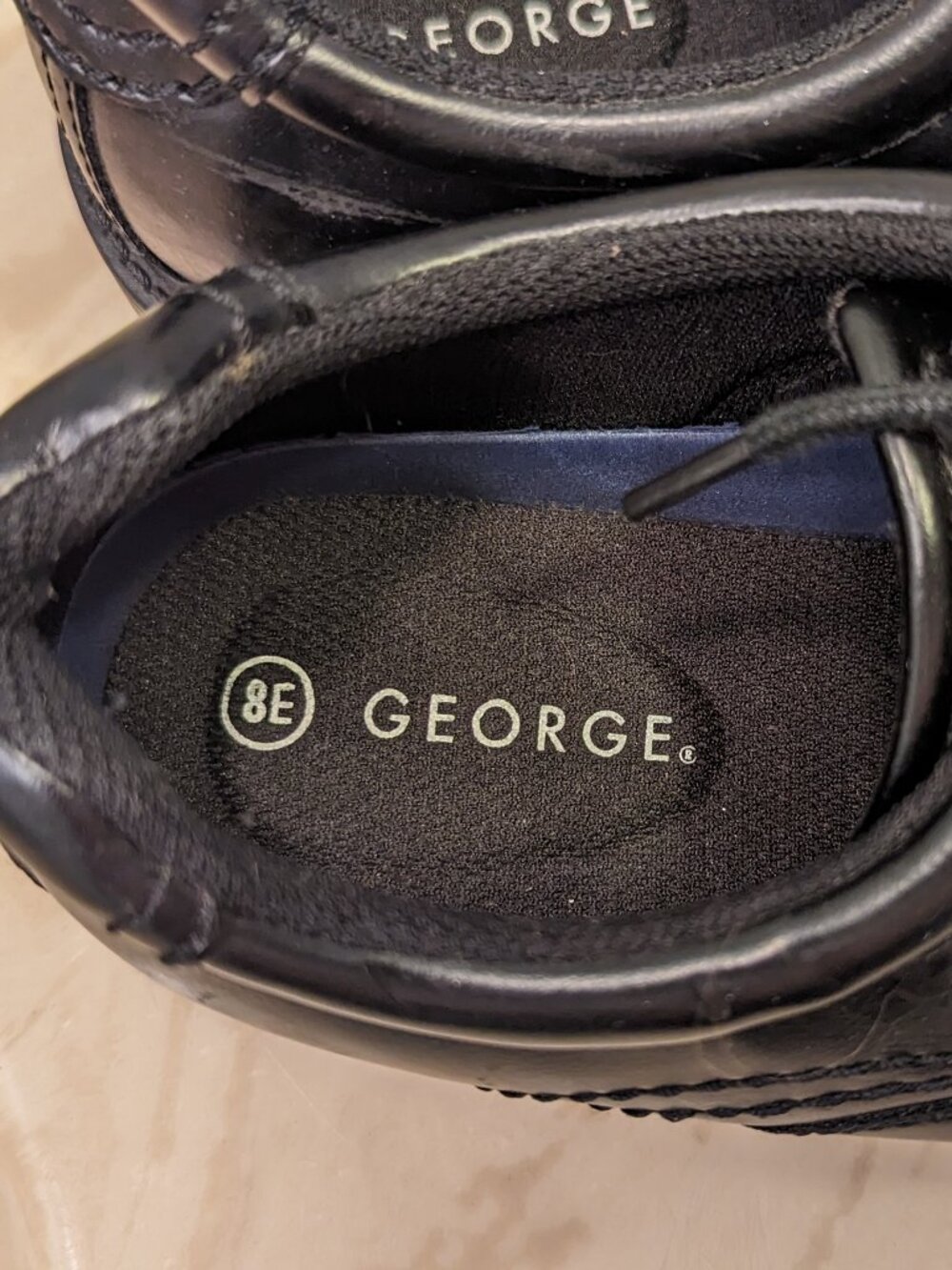 Men's Black GEORGE Marcus 2 / Marcus II Dress Shoes Size 8E